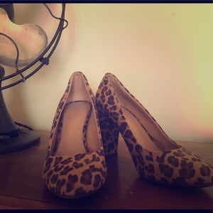 Merona high heel leopard-print shoes